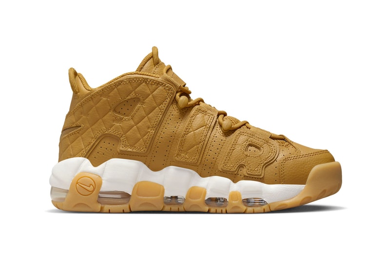 DX3375-700 Nike Air More Uptempo "Wheat Gum" Has a Release Date air jordan brand michael jordan nike swoosh sneakers high tops