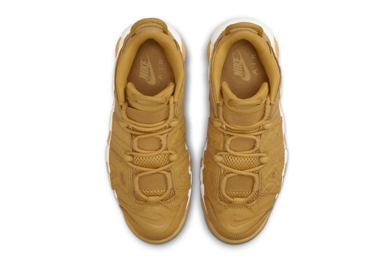 DX3375-700 Nike Air More Uptempo "Wheat Gum" Has a Release Date air jordan brand michael jordan nike swoosh sneakers high tops
