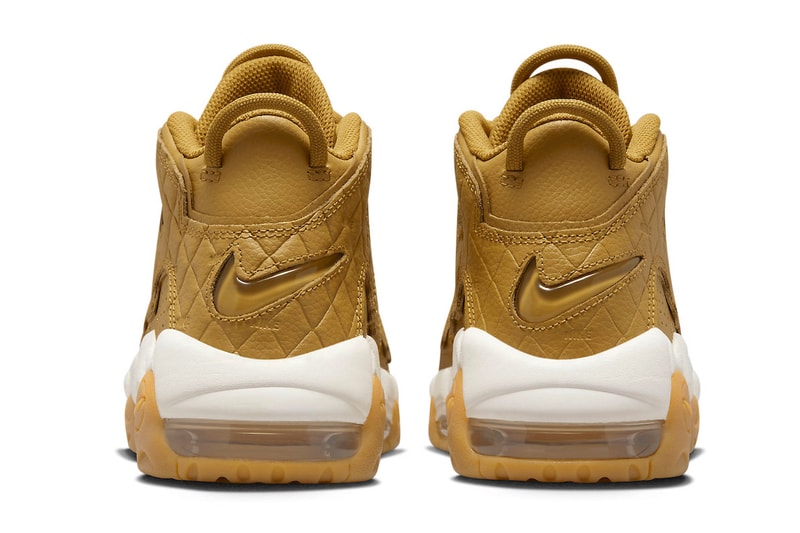 DX3375-700 Nike Air More Uptempo "Wheat Gum" Has a Release Date air jordan brand michael jordan nike swoosh sneakers high tops