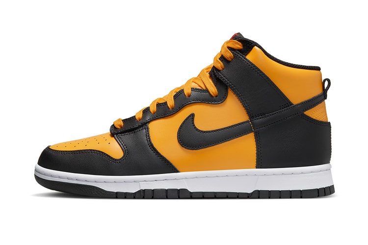 Nike Dunk High Gets a "Reverse Goldenrod" Makeover