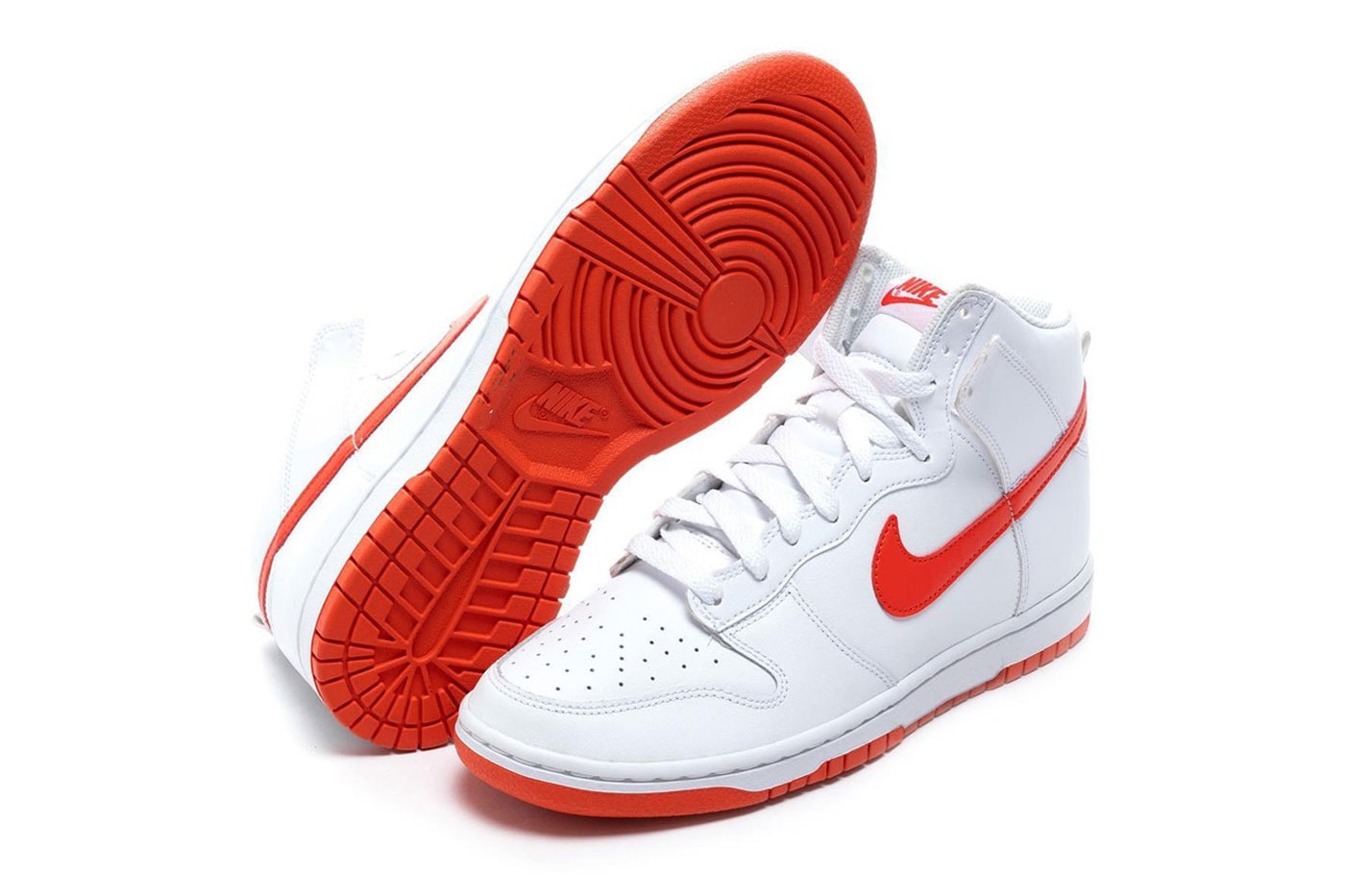 nike sportswear dunk high white orange release date info photos price unreleased sample