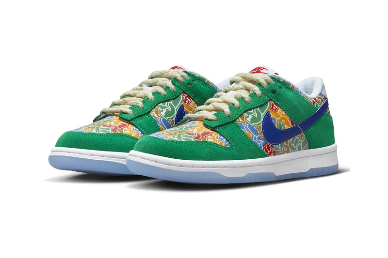 Nike Dunk Low Foam Finger Official Look Release Info DZ5184-300 Date Buy Price 