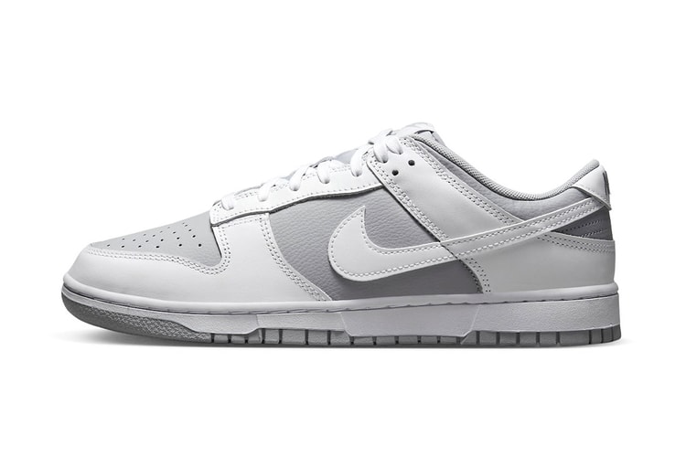 Nike Dunk Low Surfaces in a Minimal Grey and White Palette