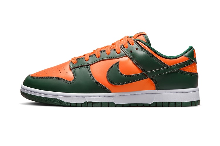Nike Dunk Low "Miami Hurricanes" Is Unveiled