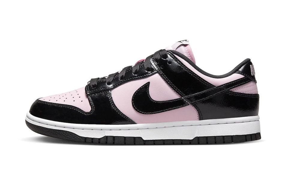 Nike Dunk low dunks nike Low "Pink/Black Patent" First Look | HYPEBEAST