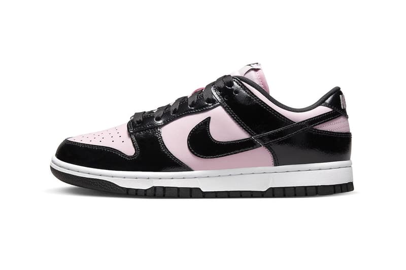 Nike Dunk Low Pink Black Patent DJ9955-600 First Look