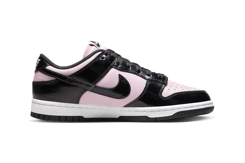 Nike Dunk Low Pink Black Patent DJ9955-600 First Look