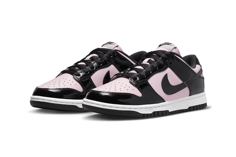 Nike Dunk Low Pink Black Patent DJ9955-600 First Look