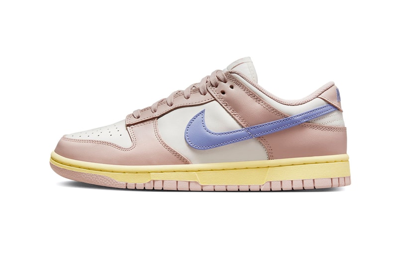 Nike Dunk Low Pink Oxford Sneaker Footwear Basketball Style Fashion Swoosh Just Do It Trainers USA UK 