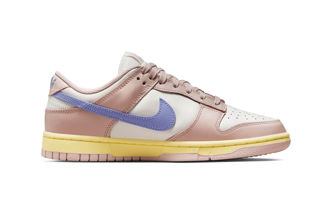 Nike Dunk Low Pink Oxford Sneaker Footwear Basketball Style Fashion Swoosh Just Do It Trainers USA UK 