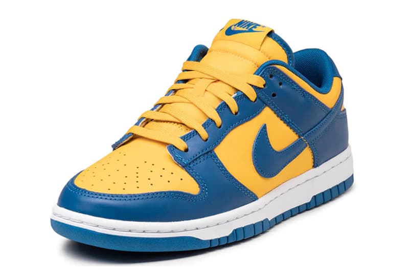 Nike Dunk Low Retro UCLA University of California Sneakers Trainers Footwear Basketball Skateboarding Lebron James Travis Scott