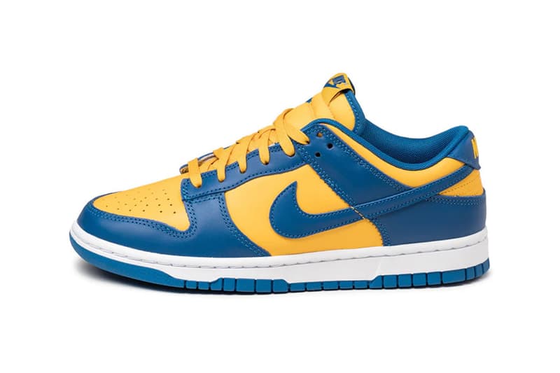 Nike Dunk Low Retro UCLA University of California Sneakers Trainers Footwear Basketball Skateboarding Lebron James Travis Scott