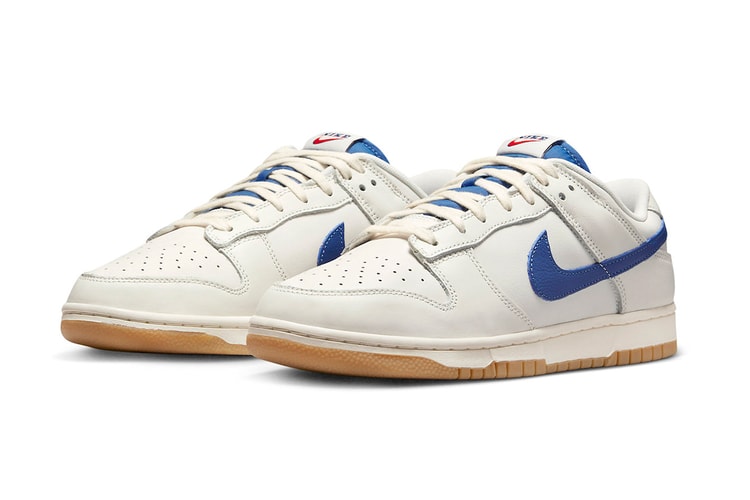 Nike Finishes the Dunk Low "Sail Blue" With Gum Outsoles