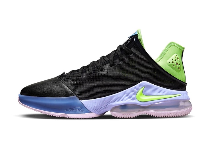 Nike LeBron 19 Low Electrifies the Court in "Black Volt"