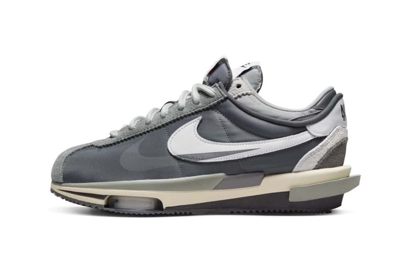 Official price of nike sacai Look at the sacai x Nike Cortez 4.0 "Grey" | HYPEBEAST