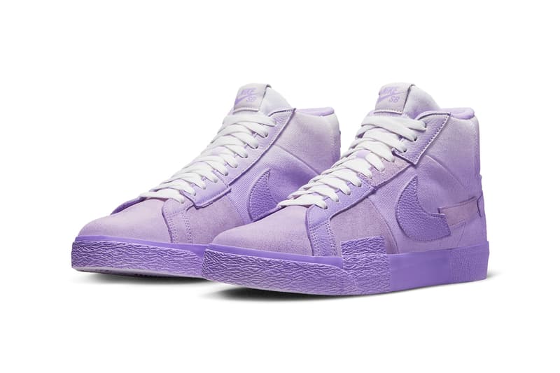 Nike SB Blazer Mid PRM Lilac DR9087 555 Release Info date store list buying guide photos price