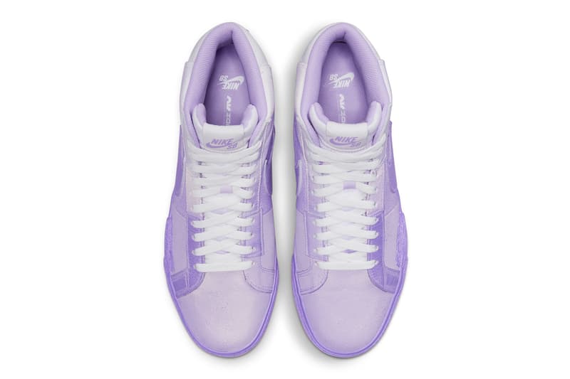 Nike SB Blazer Mid PRM Lilac DR9087 555 Release Info date store list buying guide photos price