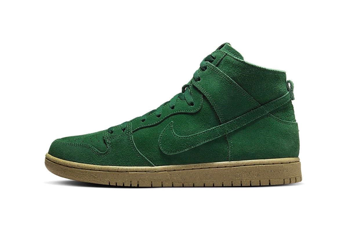 Nike Dresses the SB Dunk High Decon in Suede "Gorge Green" DQ4489-300 