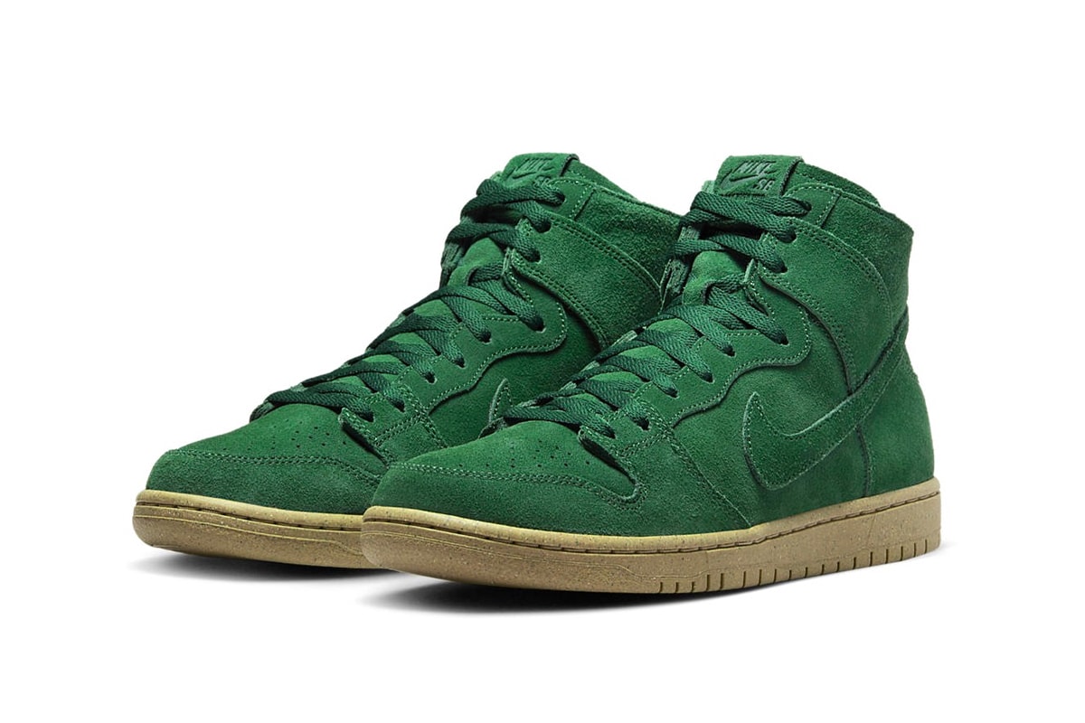 Nike Dresses the SB Dunk High Decon in Suede "Gorge Green" DQ4489-300 