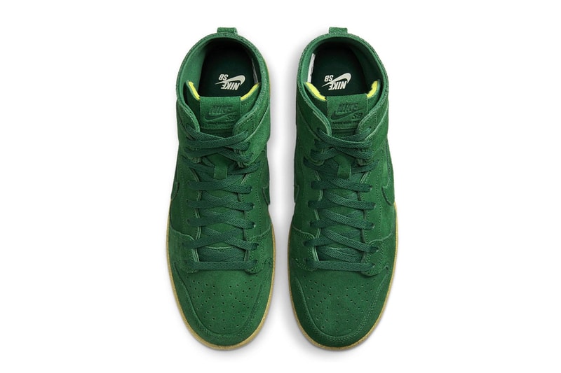 Nike Dresses the SB Dunk High Decon in Suede "Gorge Green" DQ4489-300 
