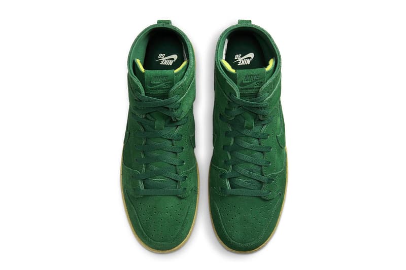 Nike Dresses the SB Dunk High Decon in Suede "Gorge Green" DQ4489-300