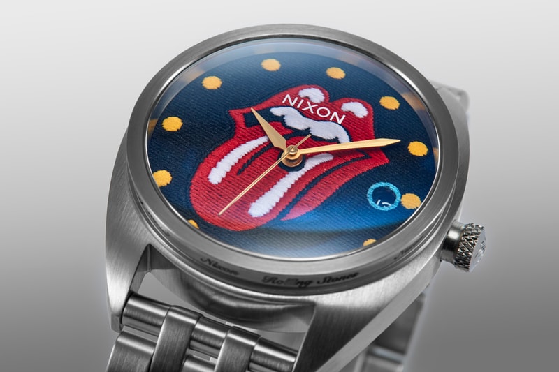 nixon watch rolling stones band skate bowl recycled materials accessories 60th anniversary rock and roll