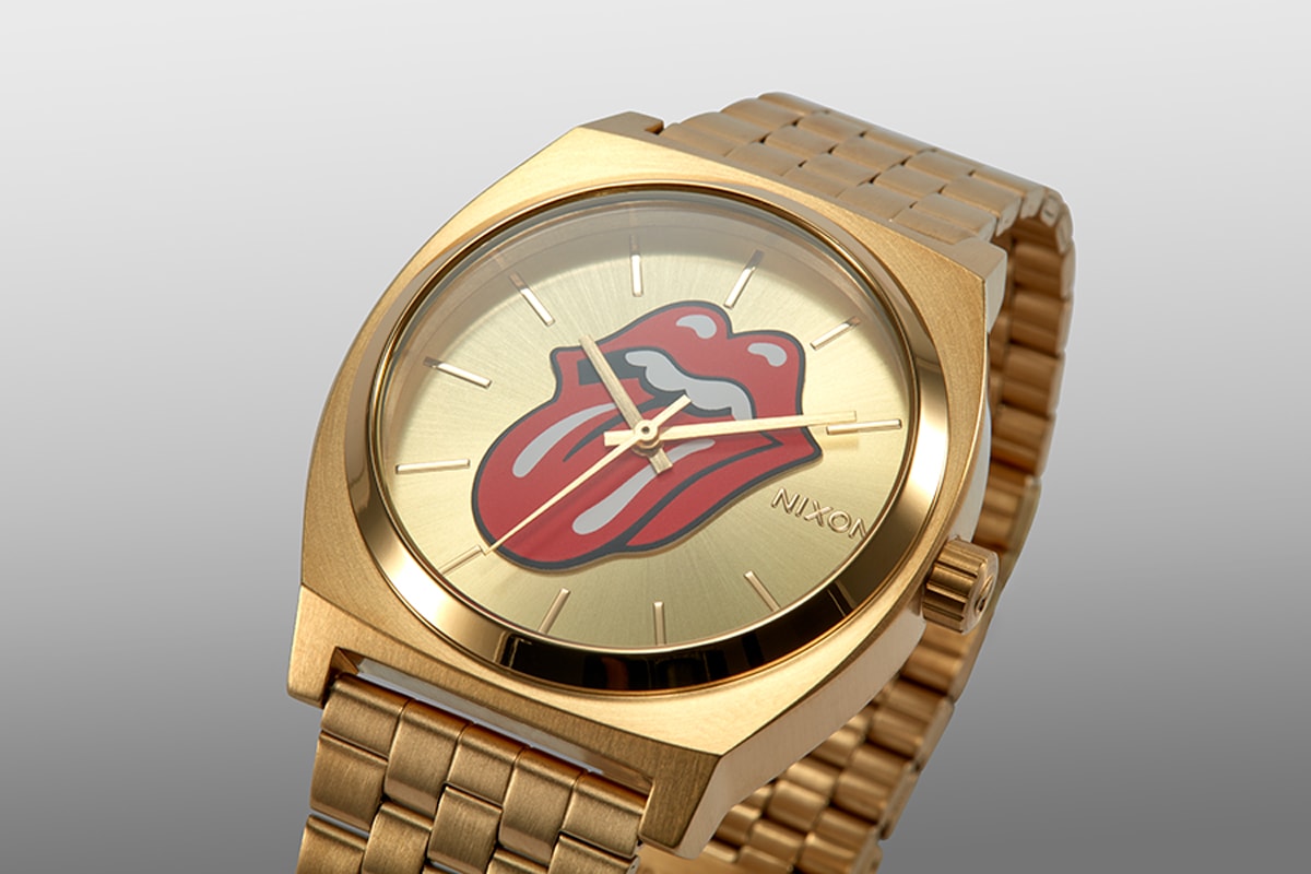 nixon watch rolling stones band skate bowl recycled materials accessories 60th anniversary rock and roll