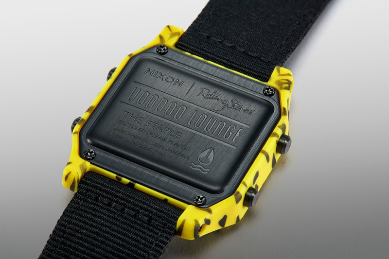 nixon watch rolling stones band skate bowl recycled materials accessories 60th anniversary rock and roll