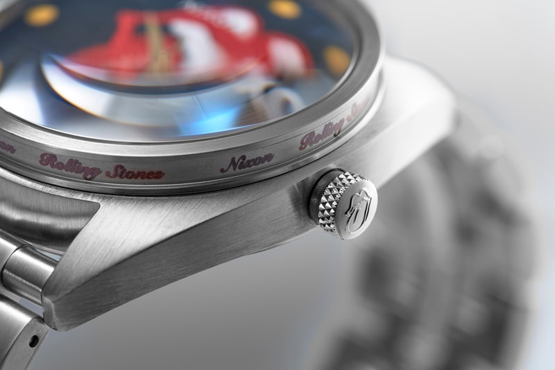 nixon watch rolling stones band skate bowl recycled materials accessories 60th anniversary rock and roll