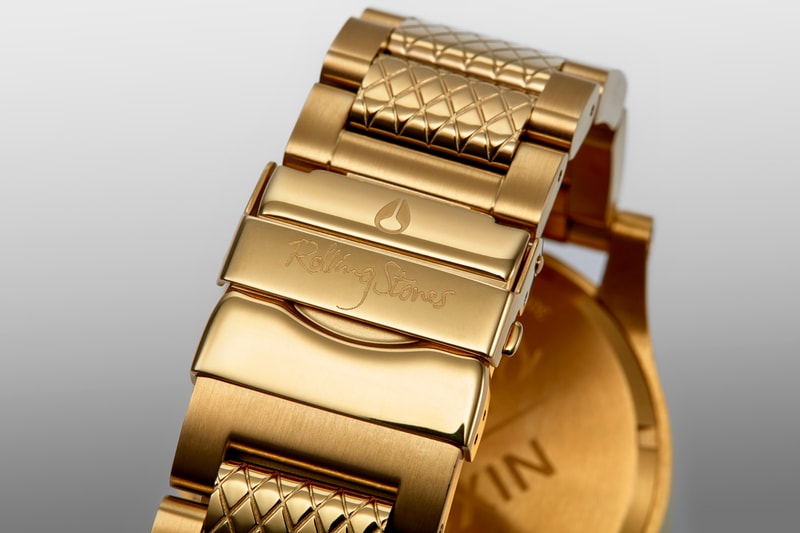 nixon watch rolling stones band skate bowl recycled materials accessories 60th anniversary rock and roll
