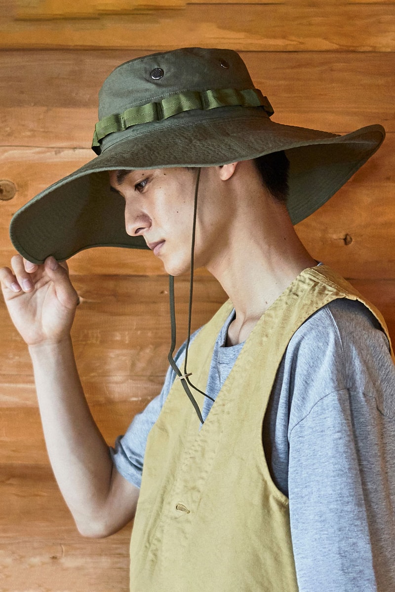 Norse Store orSlow Collaboration Collection Fashion Copenhagen Japan Herringbone Style Utility Angled Pockets 