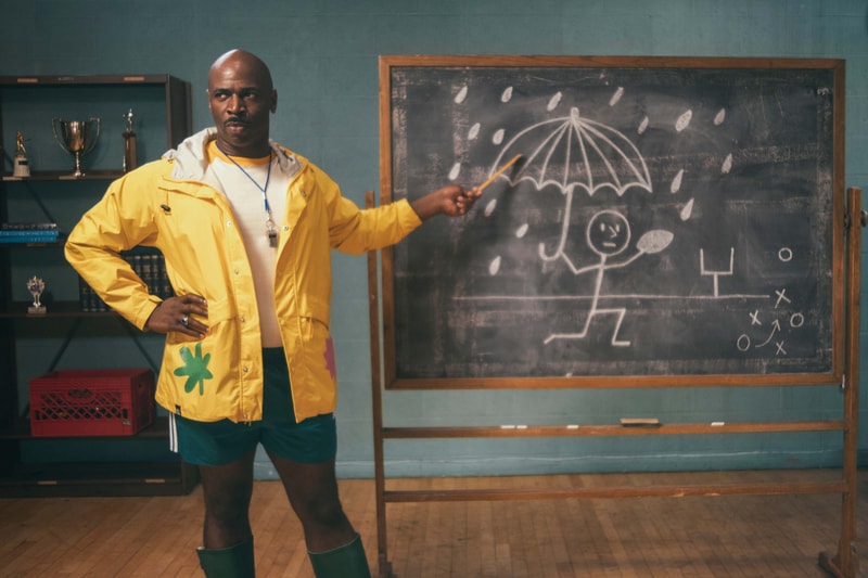 Oatly ‘Reruns’ Introduces New Apparel for Sustainability Project vintage tees rain jackets yellow blue green orange brown