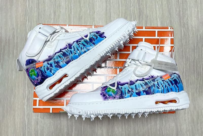 Off-White Nike Air Force 1 Mid Graffiti Sample Info release date store list buying guide photos price