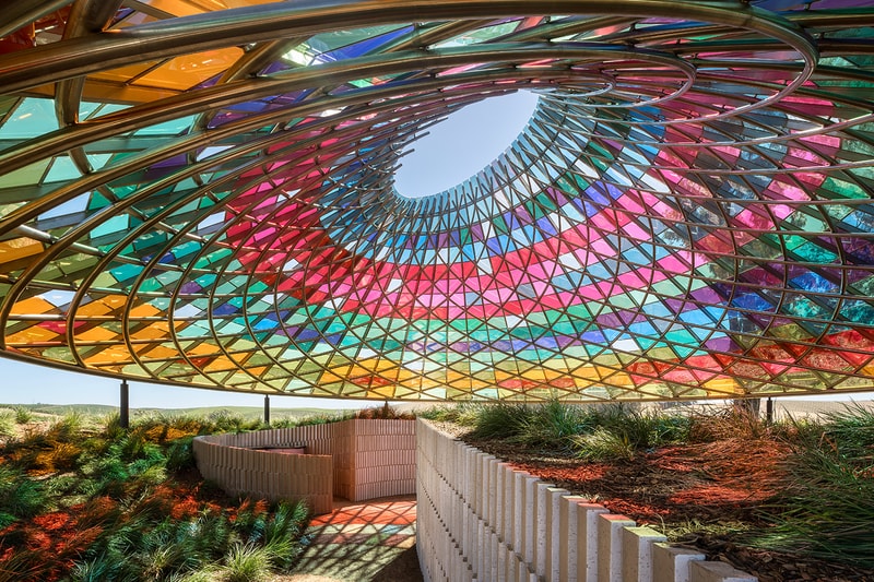 Olafur Eliasson's Design Studio Creates Technicolor Pavilion for Californian Winery