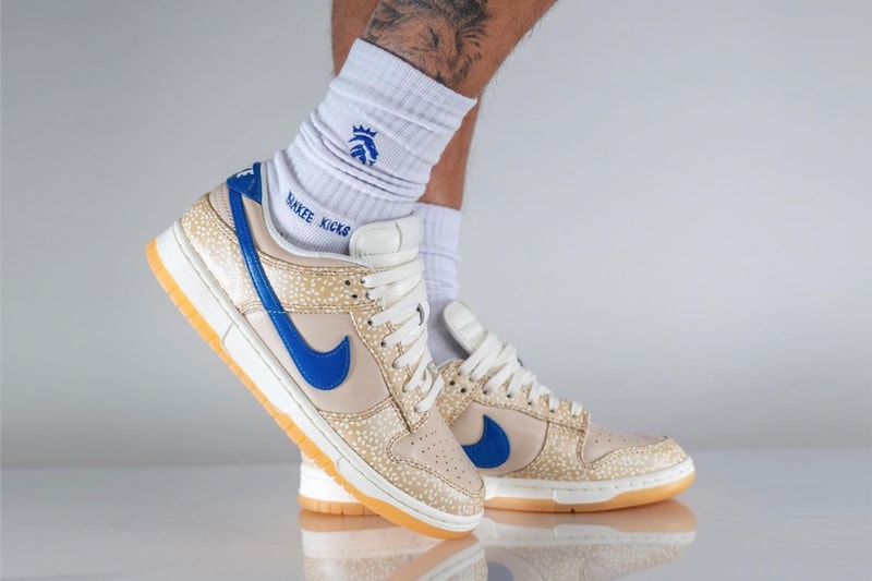 On-Feet Look at the Nike Dunk Low "Sesame" DZ4853-200