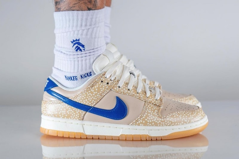 On-Feet Look at the Nike Dunk Low "Sesame" DZ4853-200