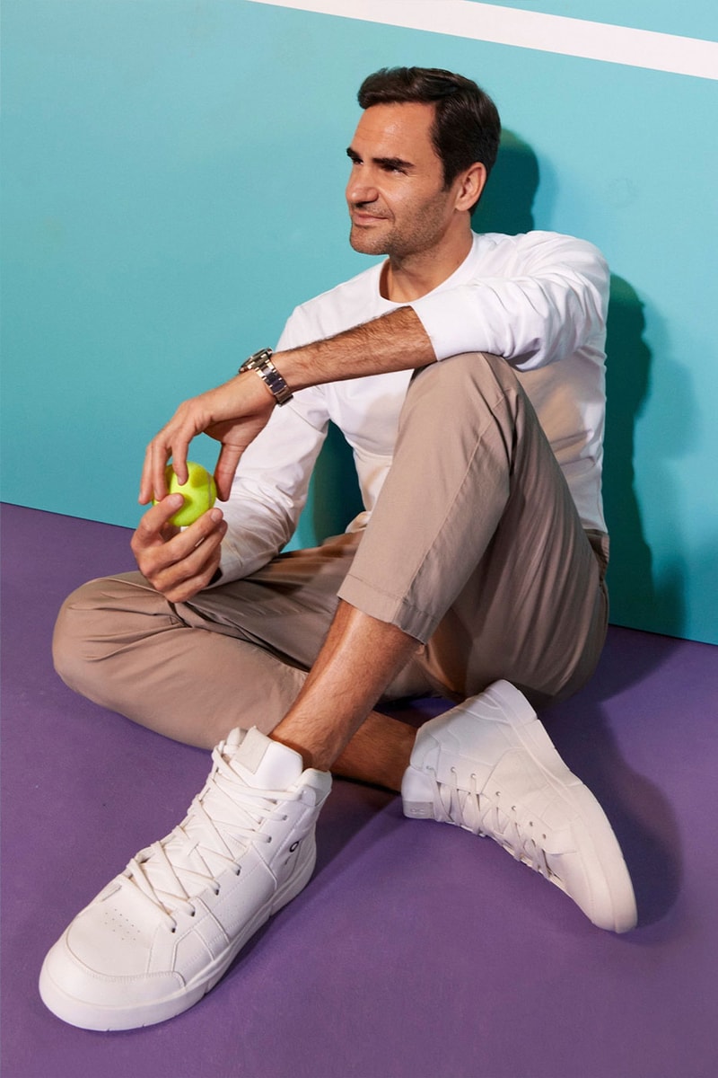 On THE ROGER Clubhouse Mid Release 2022 Roger Federer tennis shoe