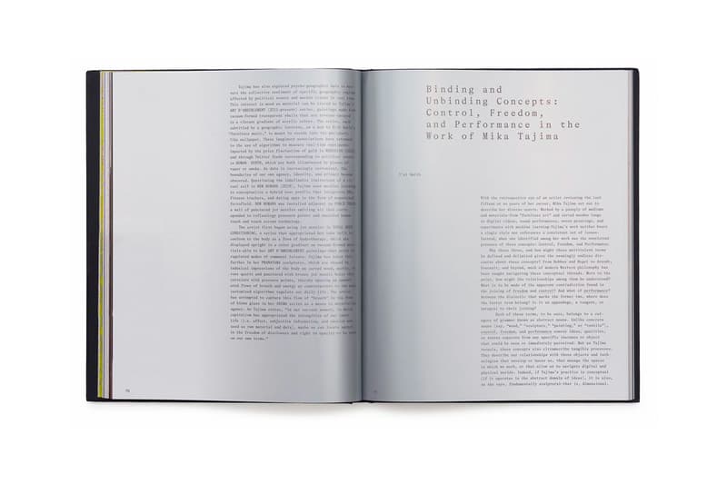 Mika Tajima Pace Publishing Book Monograph Artist