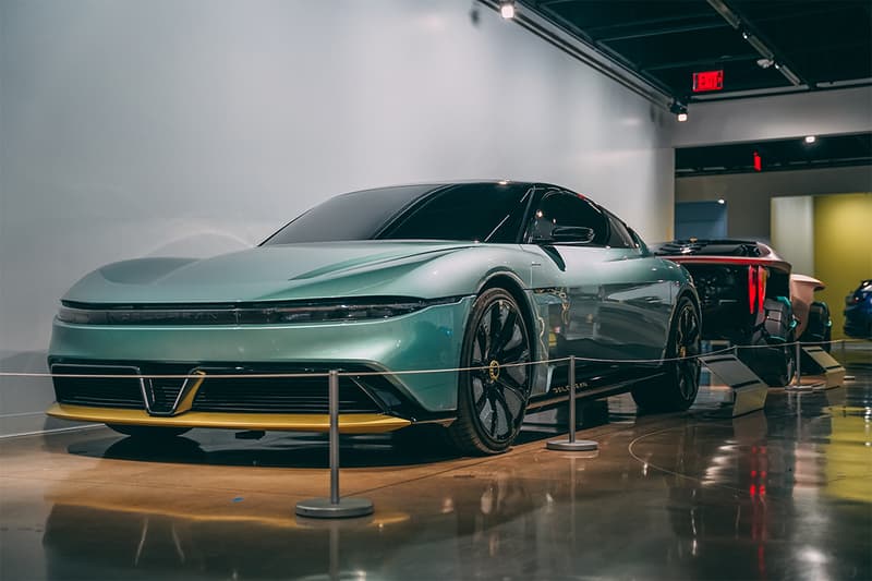 los angeles petersen automotive museum delorean dmc motor company alpha5 plasmatail omega concept cars electric vehicles ev exhibition display 