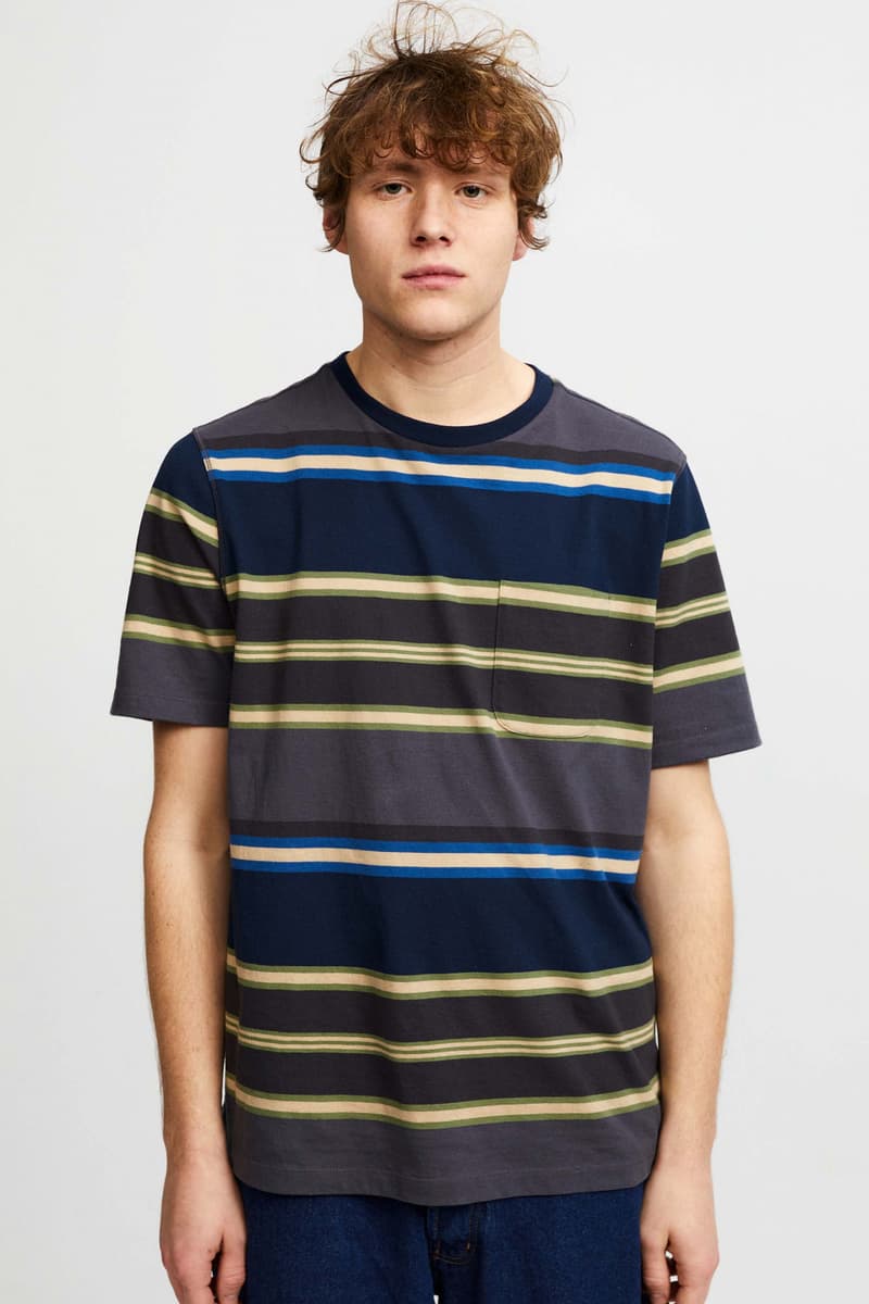 Pop Trading Company Debuts AW22 Collection tshirts jackets vests long sleeves pants hats white blue yellow orange grey black tan