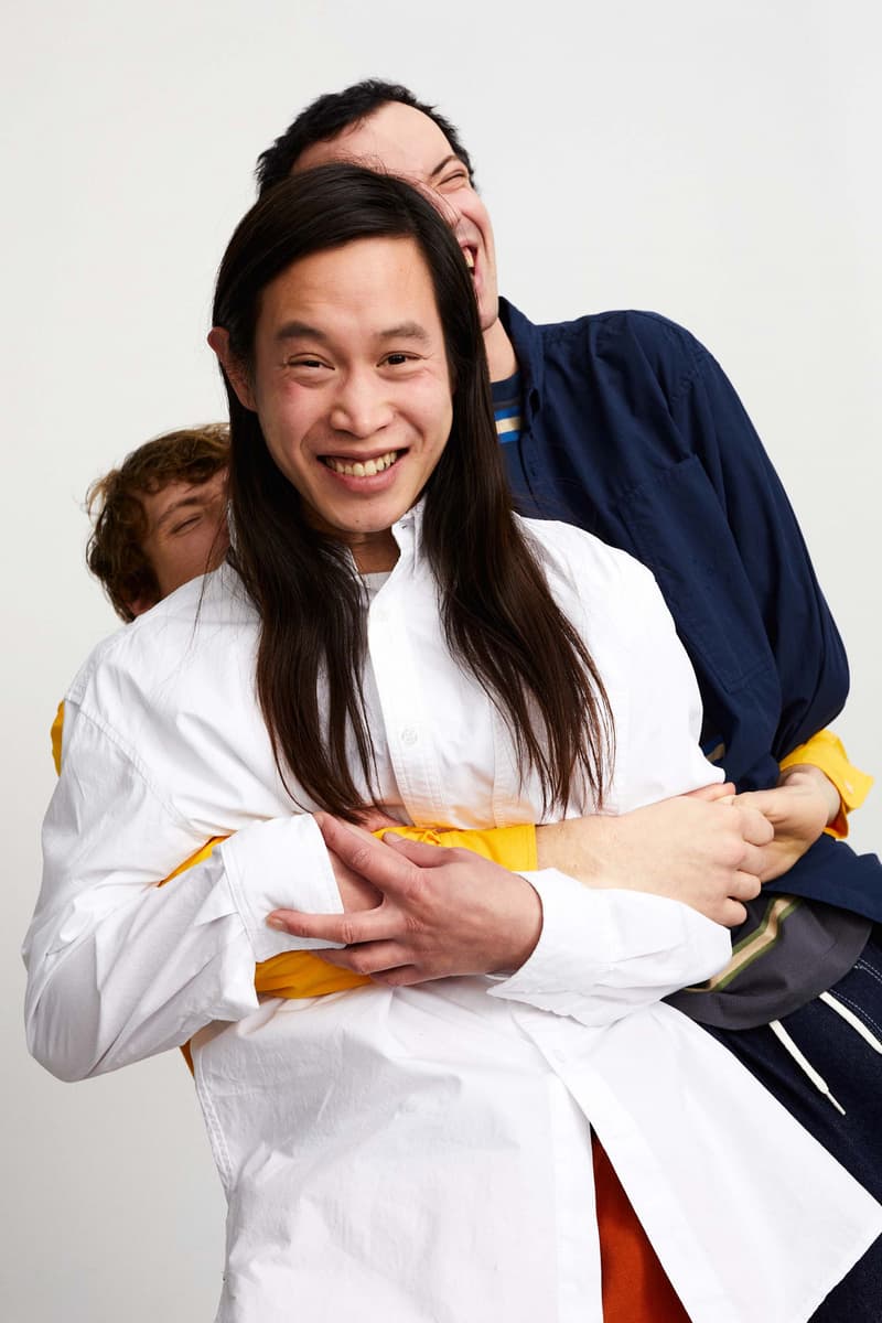Pop Trading Company Debuts AW22 Collection tshirts jackets vests long sleeves pants hats white blue yellow orange grey black tan