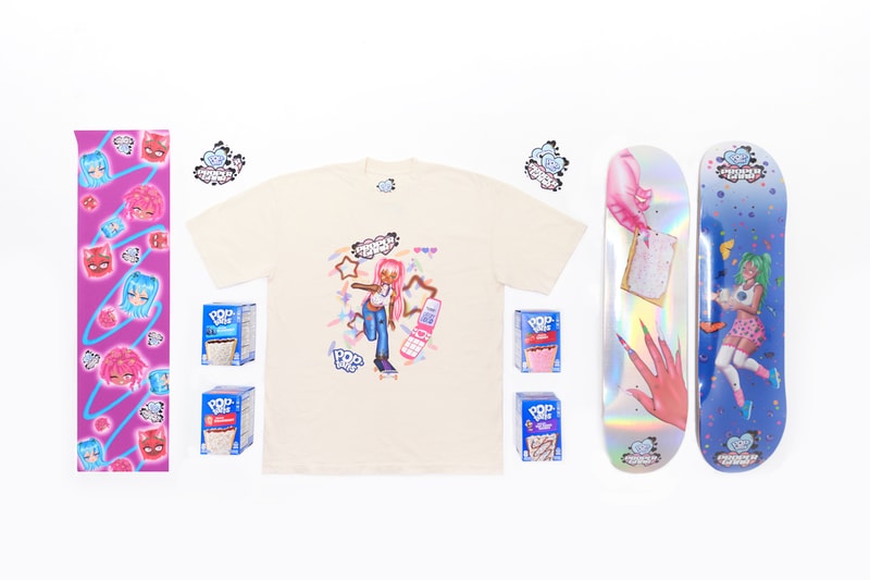 skateboarding skater skate latosha stone pop-tarts toaster pastries blueberry cherry wildberry sundae t-shirt skate the berrics blue silver foil