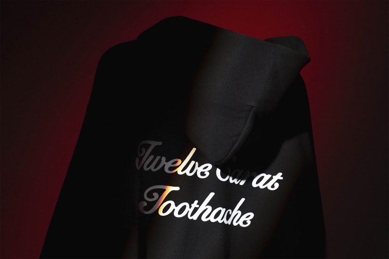 Post Malone Verdy Collab Twelve Carat Toothache Merch Collection HBX Pre-Order Info Buy Price Release T-shirts Hoodie Bandana Trucker Hat Butterfly Graphic Motif Black
