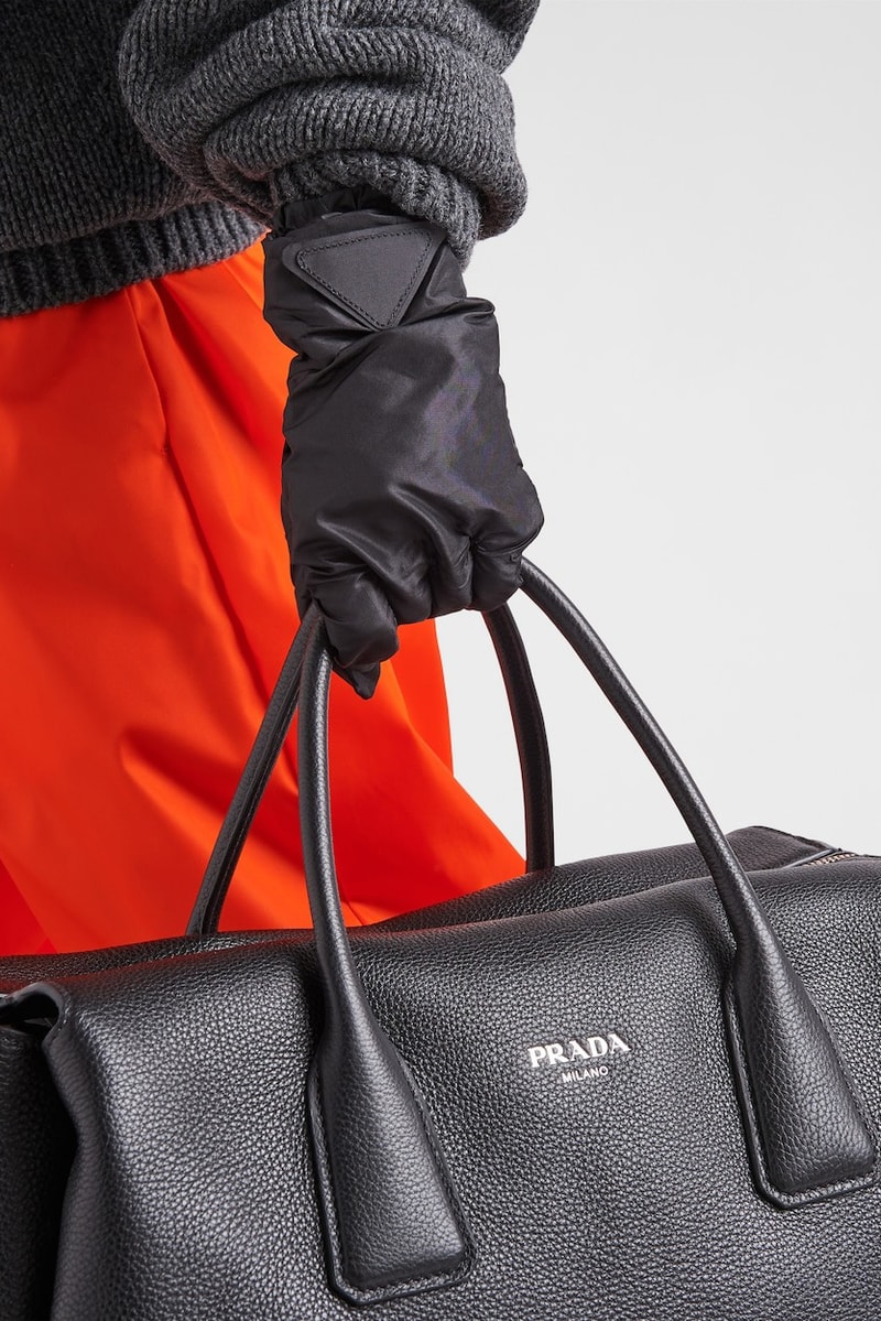 Prada Fall Winter 2022 "Body of Work" Runway Show Collection Release Information Coats Jackets Outerwear Raf Simons Miuccia Prada Thomas Brodie-Sangster, Asa Butterfield, Jeff Goldblum, Damson Idris, Kyle MacLachlan, Tom Mercier, Jaden Michael, Louis Partridge, Ashton Sanders Filippo Scotti