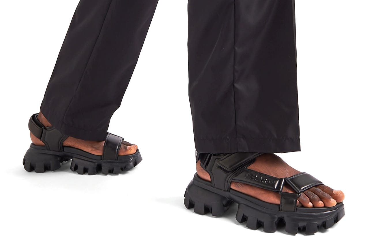 Prada - Cloudbust PVC Sandals | HBX - Globally Curated Fashion and  Lifestyle by Hypebeast