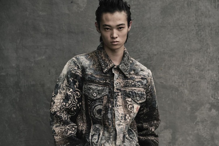 PROLETA RE ART Crafts One-of-One UROBOROS Denim Ensemble for WILDSIDE Yohji Yamamoto