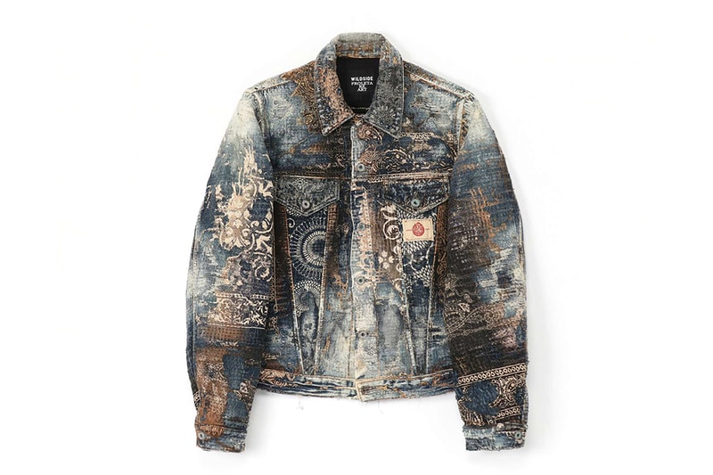 PROLETA RE ART WILDSIDE Yohji Yamamoto Uroboros Denim Jacket lottery Japan Boro Stitching chain 