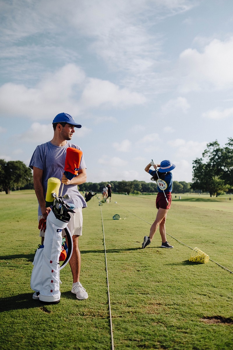 Random Golf Club Debuts Its Primary Capsule Collection hats shirts headcovers putter covers driving range