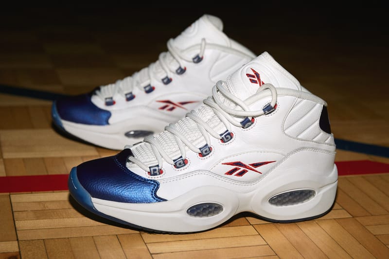 reebok question blue toe