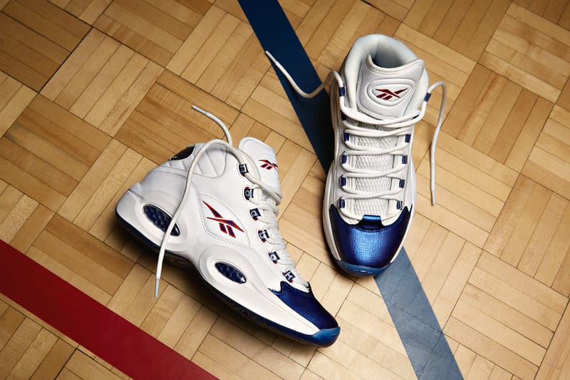 reebok question mid blue toe